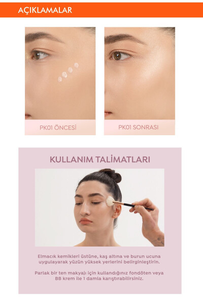 Juicy-pang Water Highlighter (PK01) Lasting Liquid Illuminator that Blends Seamlessly with the Skin - 17