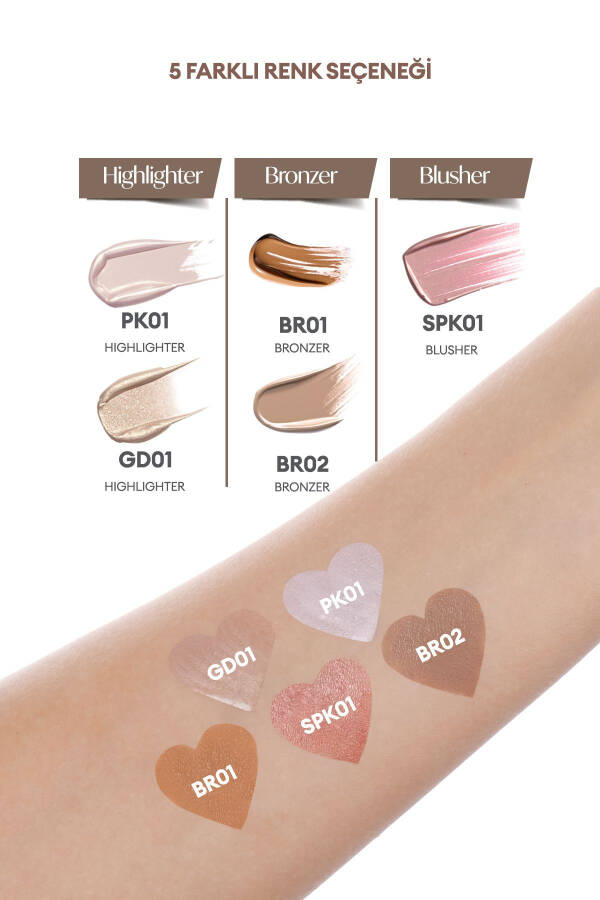 Juicy-pang Water Highlighter (PK01) Lasting Liquid Illuminator that Blends Seamlessly with the Skin - 9