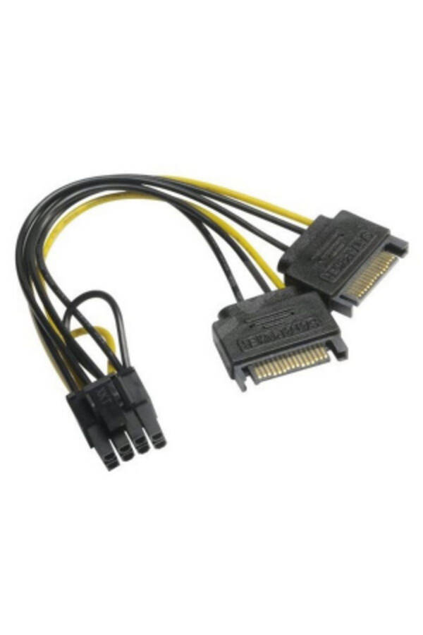 Кабель питания SATA 30 см 6 pin, кабель питания SATA 30 см 8 pin, кабель SATA 6+2 pin - 4