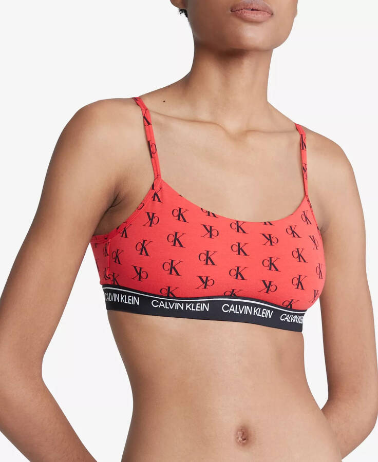 Kadın Arşiv Logolu Hafif Astarlı Bralet QF7534 Ck Standart Logo+hibiscus - 1