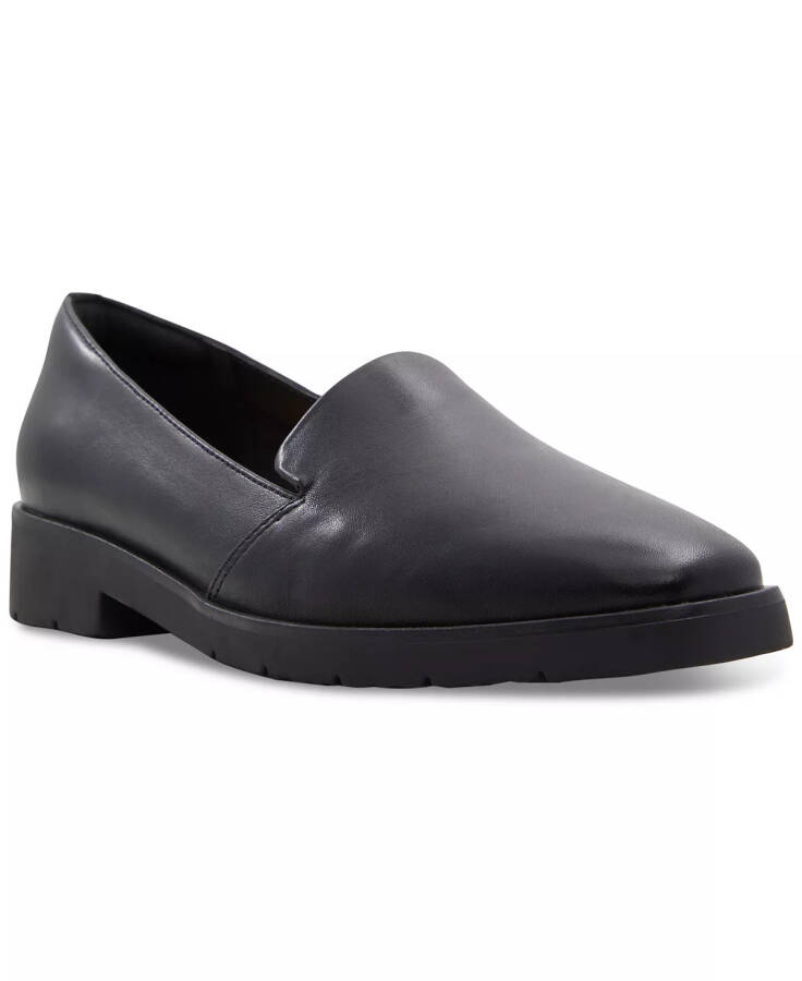 Kadın Cherflex Slip-On Terzi Loafer Babet Siyah Deri - 1