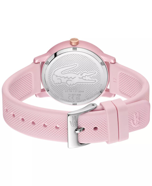 Kadın L 12.12 Go Blush Silikon Kayış Saat 36mm Pembe - 2