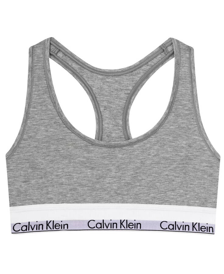 Kadın Modern Pamuklu Bralet F3785 Gri Melanj - 6