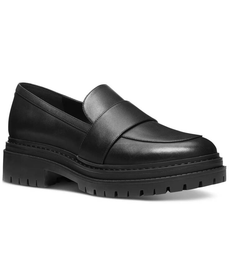 Kadın Parker Lug Loafer Siyah/Siyah - 6