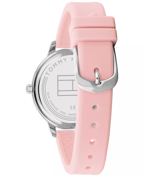 Kadın Pembe Silikon Kayışlı Saat 38mm Pembe - 3