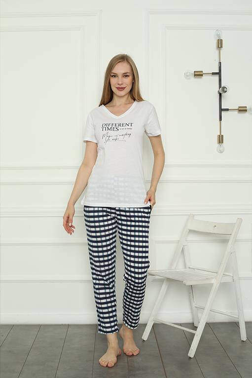 Kadın Penye Pijama Takım 4160 - 3