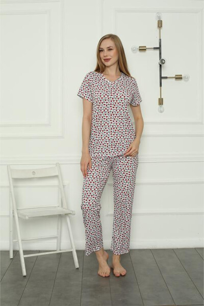 Kadın Penye Pijama Takım 4166 - 1