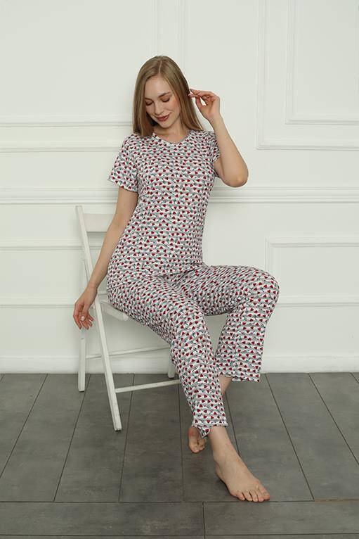 Kadın Penye Pijama Takım 4166 - 3