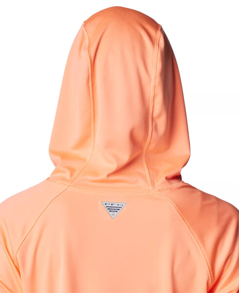 Kadın PFG Kapüşonlu Tidal Tee™ Aktif Üst Coral Glow, Beyaz - 3