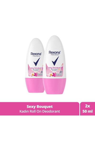 Kadın Roll On Deodorant Sexy Bouquet 50 ml X2 Adet - 1