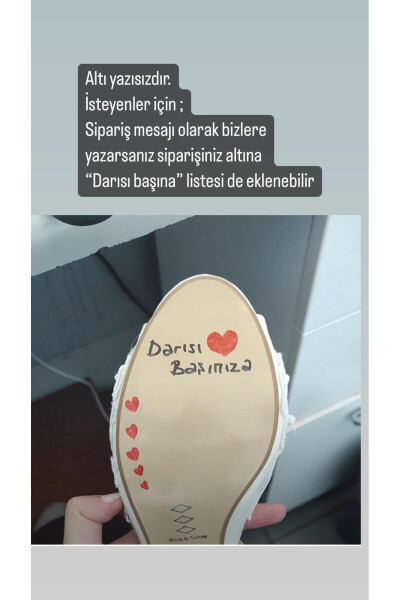 Kadın Sedef Kırık Beyaz Renk Dantelli Rahat 5 Cm Kalın Topuklu Abiye Gelin Ayakkabısı - 5