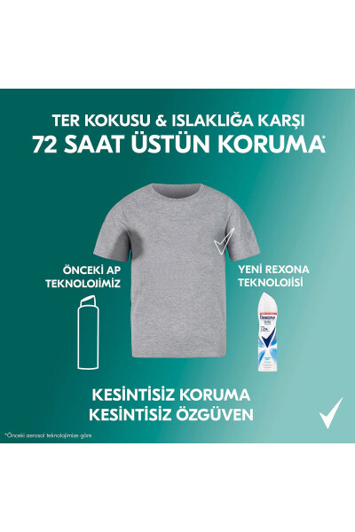 Kadın Sprey Deodorant Cotton Dry 72 Saat Kesintisiz Üstün Koruma 150 Mlx3 - 15