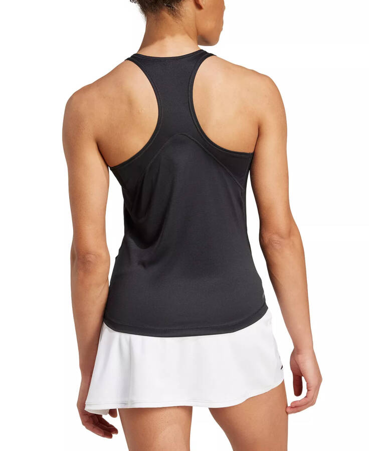 Kadın Tenis Kulübü İnce Racerback Tank Üstü Siyah - 2