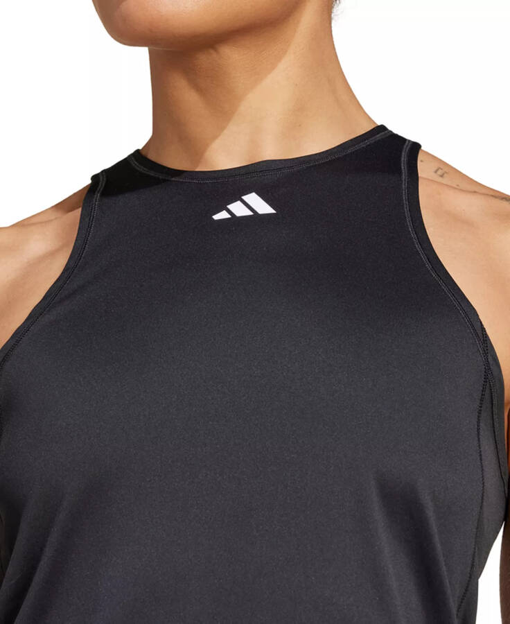 Kadın Tenis Kulübü İnce Racerback Tank Üstü Siyah - 4