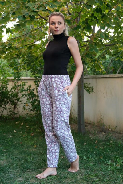 Kadın Welsoft Polar Tek Alt Pijama 210055 - 3