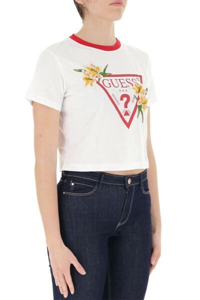 Kadın Zoey Crop T-Shirt - 2