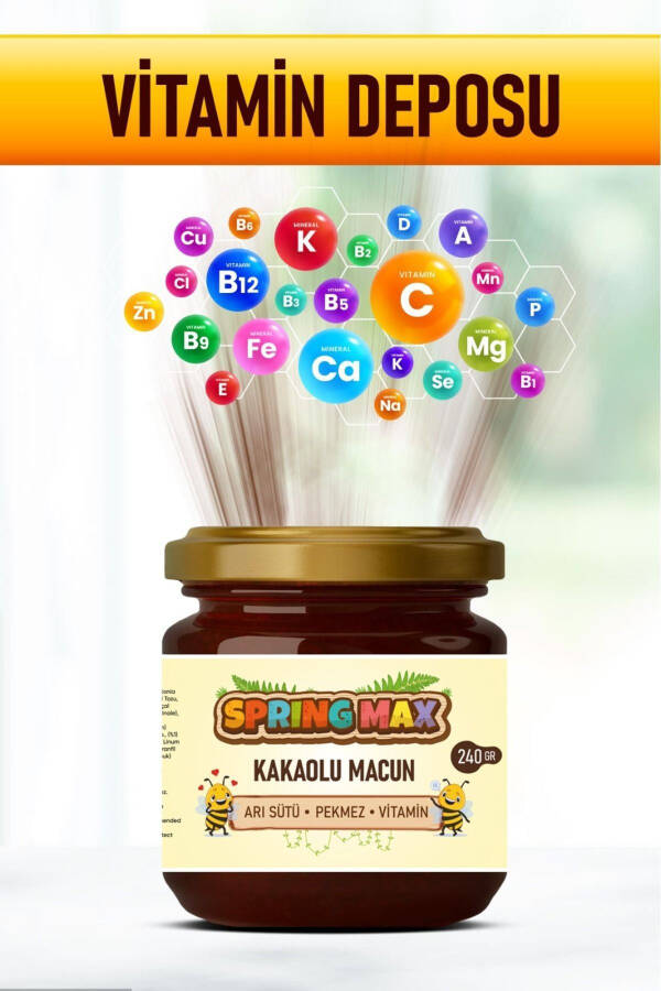 Kakaolu, Pekmez, Arı Sütü, Bal, Ve Vitamin, Iştah Açıcı, Kilo-aldırıcı, Macun - 3