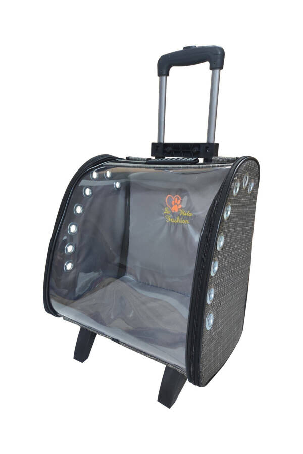 Kale Suitcase Rolling Carry Bag Grey - 8