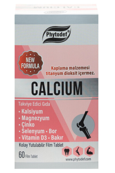 Kalsiyum Magnezyum Çinko - 60 Tablet (CALCİUM MAGNESİUM ZİNC) - 2