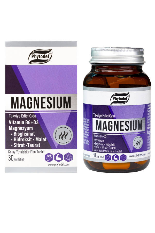 Kalsiyum Magnezyum Çinko - 60 Tablet & Magnezyum B6 D3 - 30 Tablet - 4