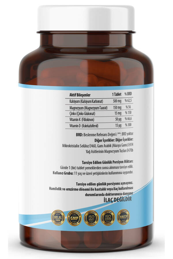 ® Kalsiyum Magnezyum Çinko D&k (kalsiyum Magnezyum Çinko) 120 Tablet - 2