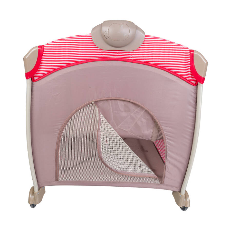 Kanz Hamburg 70x110cm Rotating Playpen Travel Cot - Red - 15