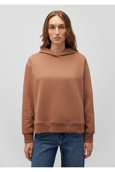 Kapüşonlu Kahverengi Sweatshirt 1S10191-70374 - 21