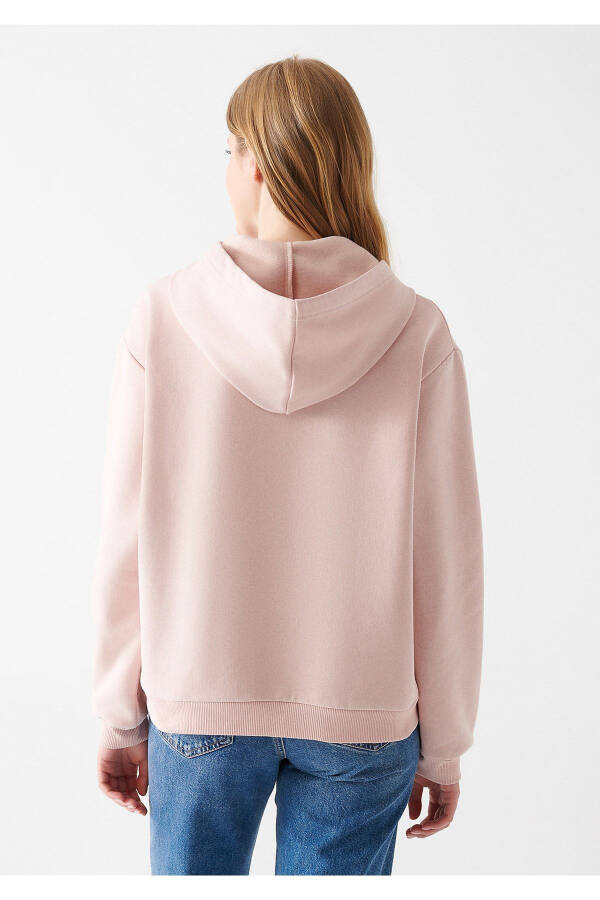 Kapüşonlu Pembe Sweatshirt 8816127-35680 - 1