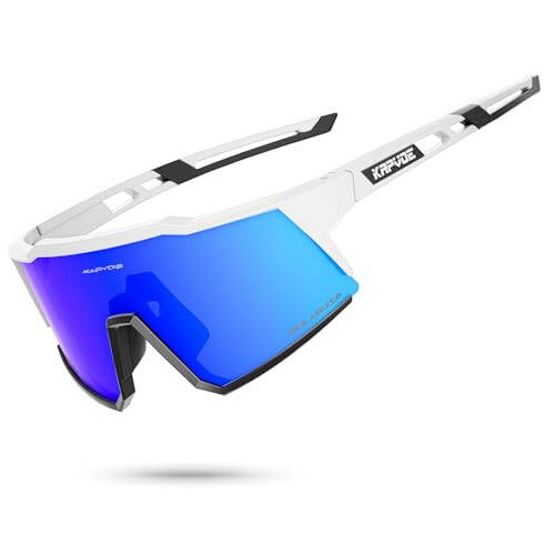 KAPVOE Polarized Cycling Glasses With 1 Lens Or 4 Interchangeable Lens Tr90 Frame For Men Women Sports Sunglasses Bike - 6