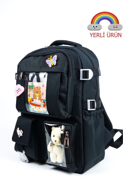 Kawaii Bag Club Korean Style Full Accessory Orthopedic Daily New School Backpack - 15