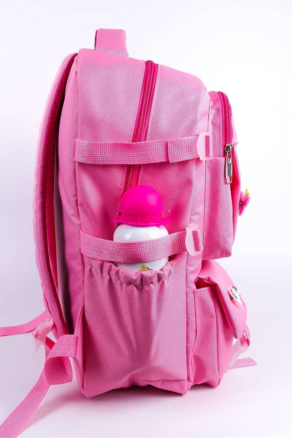 Kawaii Korean Style Full Accessory Orthopedic Domestic Daily School Backpack - 12