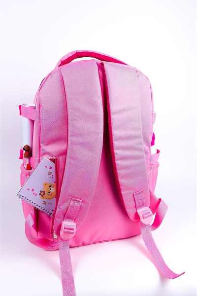 Kawaii Korean Style Full Accessory Orthopedic Domestic Daily School Backpack - 14