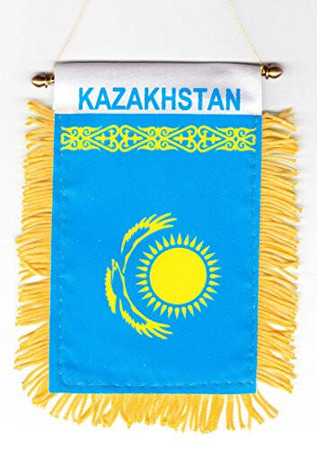 Kazakhstan - Window Hanging Flag - 1