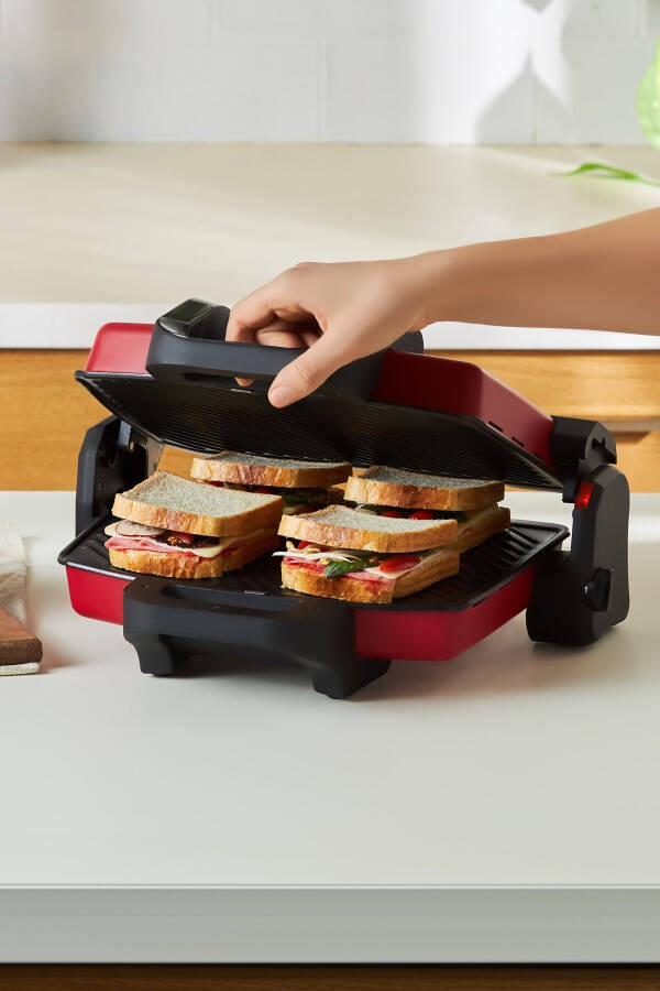 Kelajak Essential Toaster Mat Qizil 1800 Vt - 9