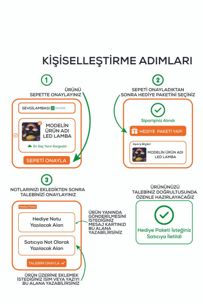 Kelebek Motifli Renkli Led Lamba, Kelebek Desenli Genç Kız Doğum Günü Hediyesi, Çocuk Odası Lambası - 3