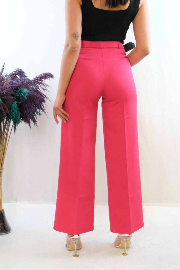 Kemerli Pantolon Pembe - 3