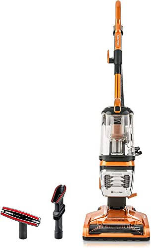 Kenmore DU4080 Featherlite Lift-Up Bagless Upright Vacuum 2-Motor Power Suction Lightweight Carpet Cleaner with HEPA Filter, 2 Cleaning Tools for Pet Hair, Hard Floor, 1.5L, Orange - 1