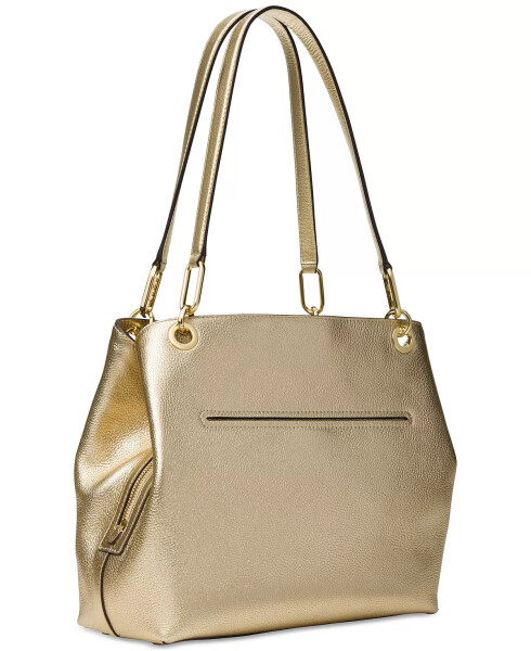 Kensington Large Leather Tote Pale Gold - 8