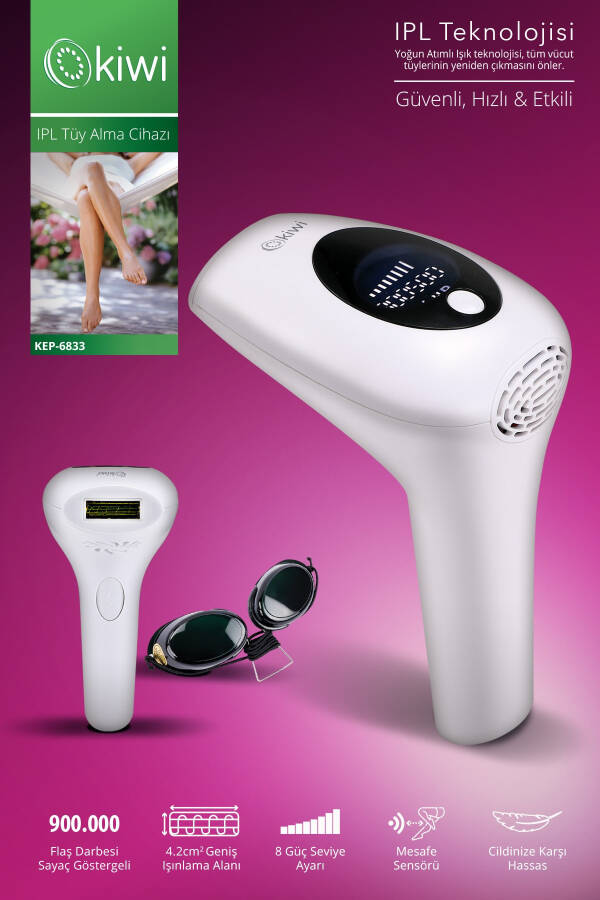 Kep-6833 Pro IPL / Laser Hair Removal - 5