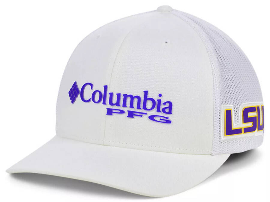 Кепка LSU Tigers PFG Trucker белая - 1