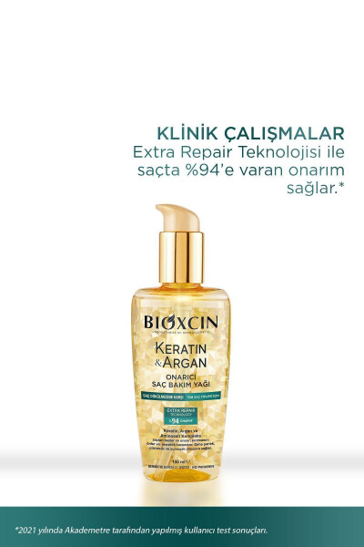 Keratin Argan Besleyici Onarıcı Saç Bakım Yağı 150 ml - Yıpranmış Ve Hassas Saçlar - 14