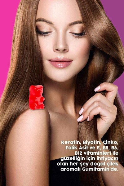 Keratin, Biotin 5000 Hair and Skin Vitamin - 4