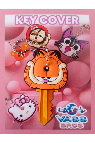 Key Cover Cartoon Silicone Protector - 1