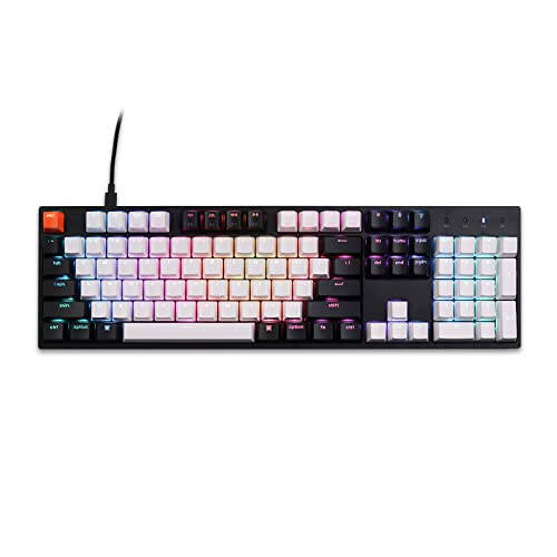 Keychron C2 Full Size Wired Mechanical Keyboard for Mac, Hot-swappable, Gateron G Pro Brown Switch, RGB Backlight, 104 Keys ABS keycaps Gaming Keyboard for Windows, USB-C Type-C Braid Cable - 2