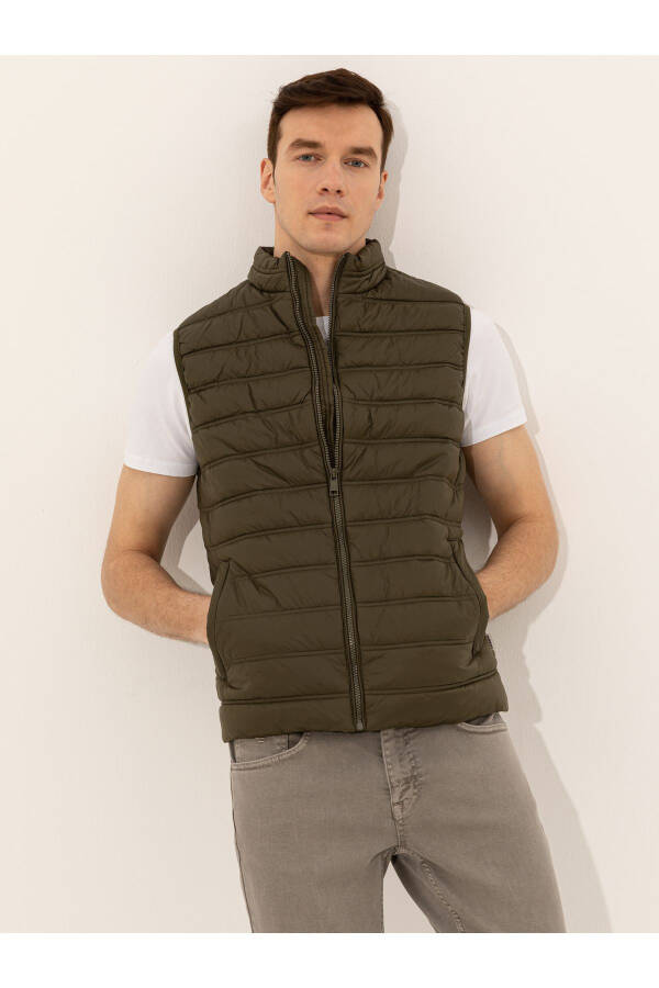 Khaki Vest (50248677-VR027) - 2