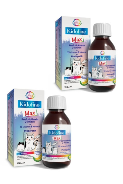 Kidofine Max Çocuklar İçin Multivitamin 2'li Set - 1