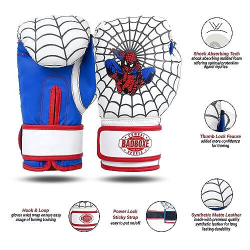 Kids Boxing Gloves 6oz | Youth Boxing Gloves | Children Boxing Gloves for Kickboxing Muay Thai MMA | Kids Bag Gloves for Punching Bag - 5