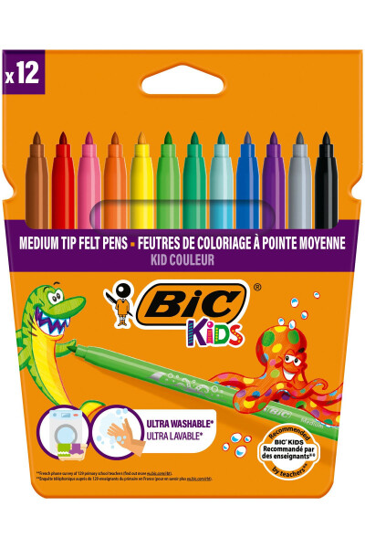 Kıds Couleur 12 Colors Felt-Tip Pens 9202932 - 2