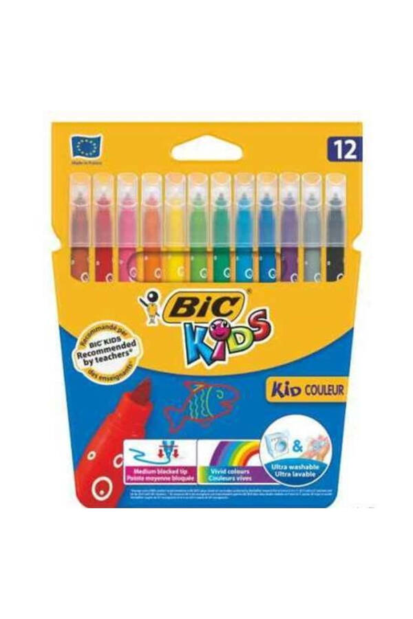 Kıds Couleur 12 Colors Felt-Tip Pens 9202932 - 7