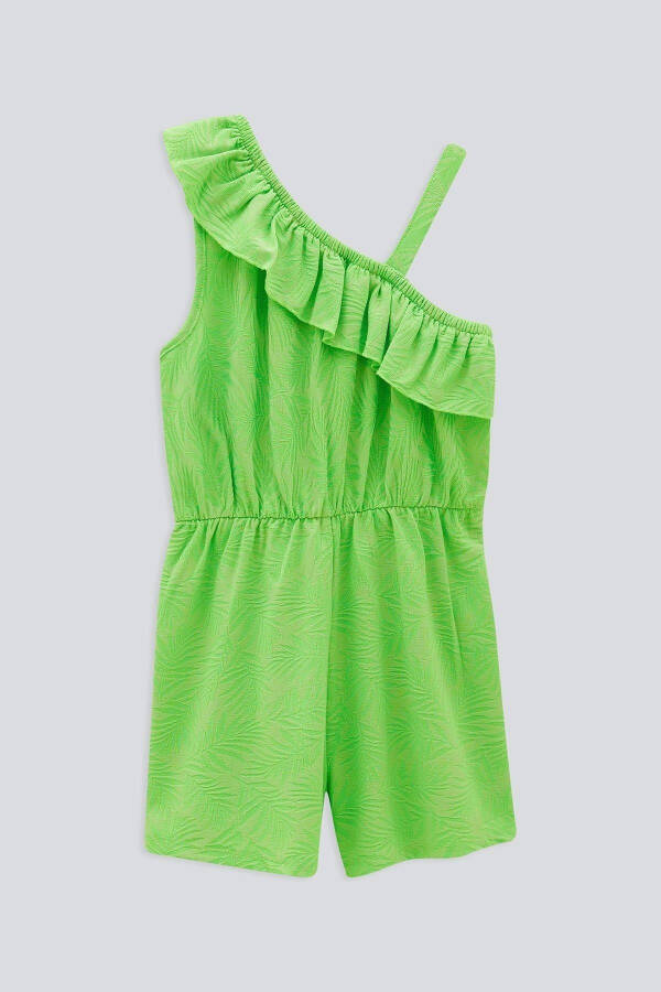 (KİDS GİRL) Asymmetric Short-Sleeved Jumpsuit - 4